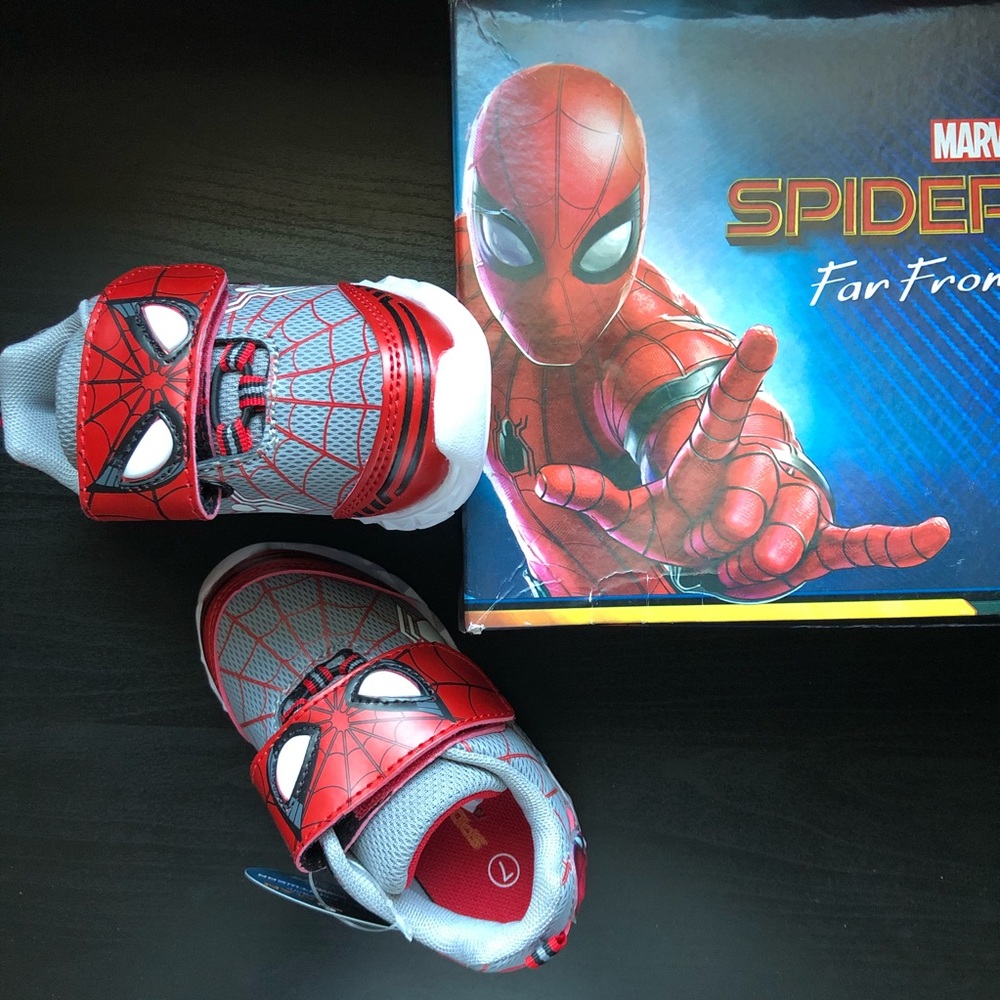Spider-Man light up sneakers